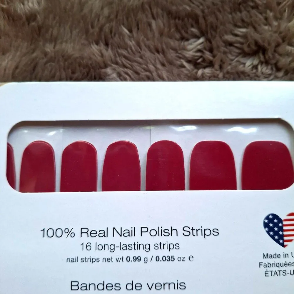 Color Street 100% Nail Polish Strips - Munich Mulberry - Easy to Use